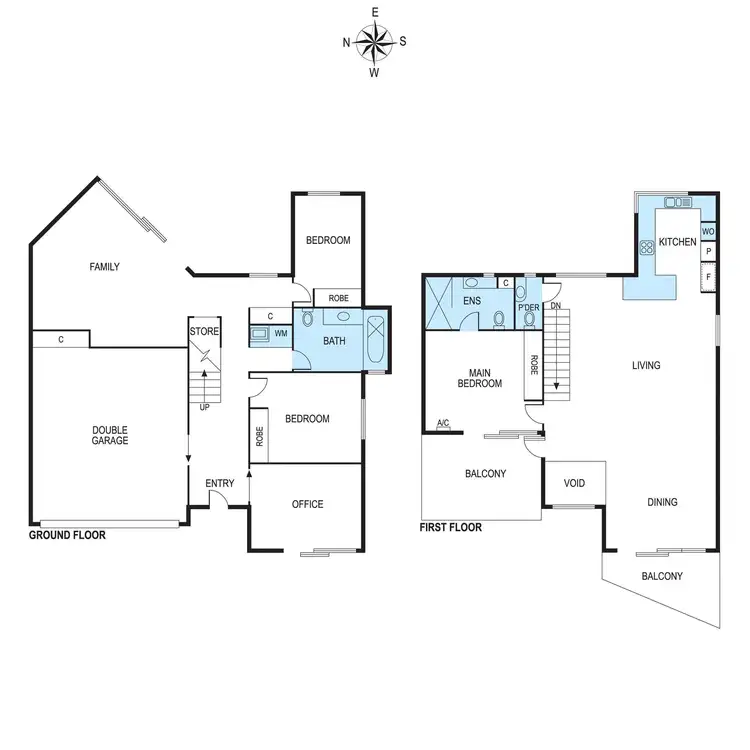 Floorplan of Homely house listing, 2/44 Beach Road, Hampton VIC 3188