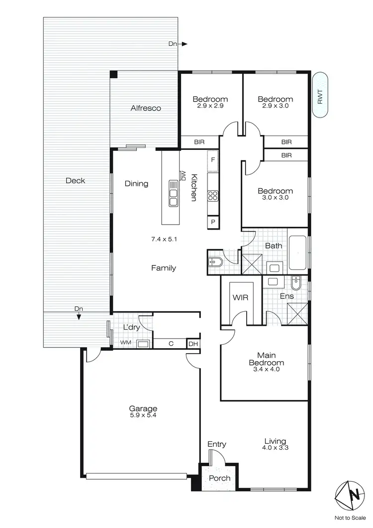 Floorplan of Homely house listing, 21 Dairymans Way, Bonshaw VIC 3352