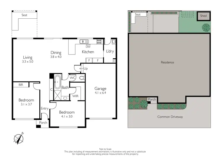 Floorplan of Homely unit listing, 2/70 McComb Boulevard, Frankston South VIC 3199