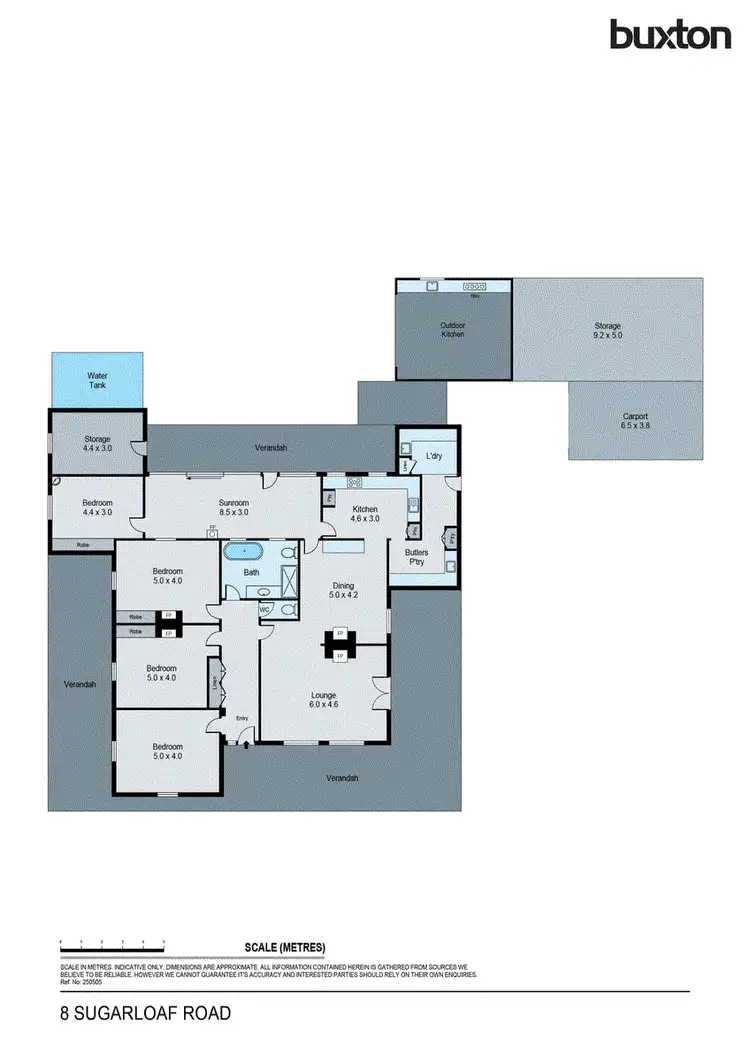 Floorplan of Homely house listing, 8 Sugarloaf Road, Axedale VIC 3551