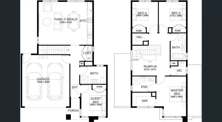 Floorplan of Homely house listing, 7401 Blessington Circuit, Mickleham VIC 3064
