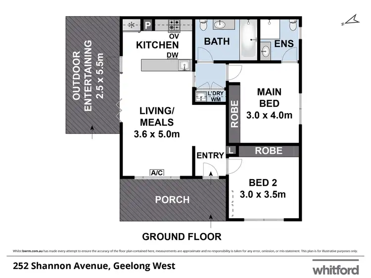 Floorplan of Homely house listing, 252 Shannon Avenue, Geelong West VIC 3218
