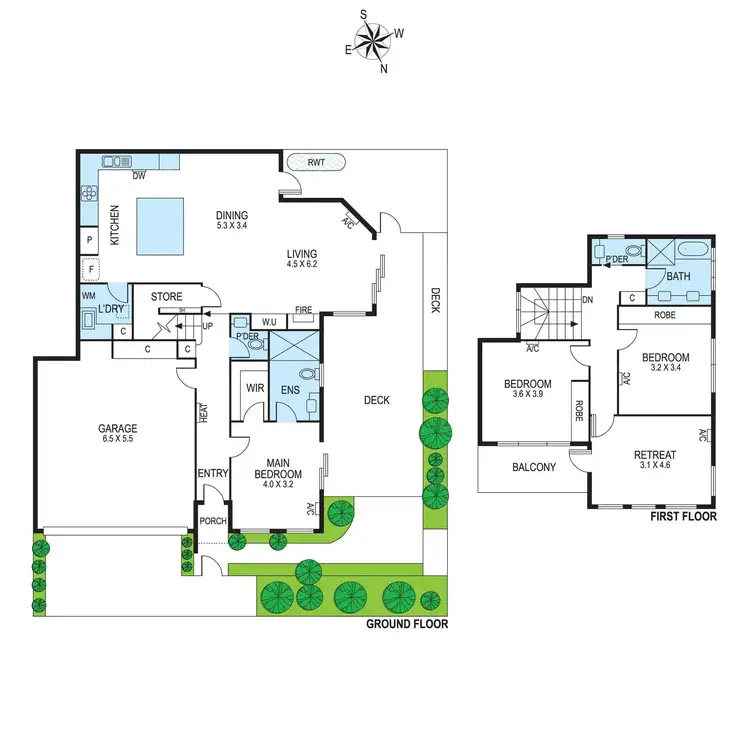 Floorplan of Homely house listing, 12 Langslow Street, Bentleigh East VIC 3165