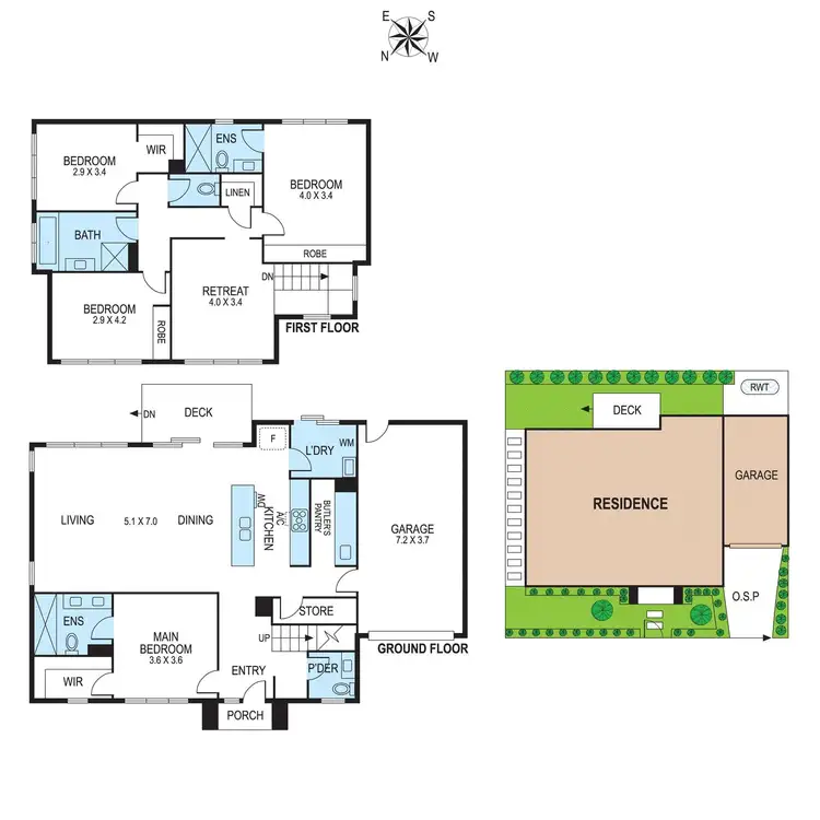 Floorplan of Homely house listing, 40 Nepean Avenue, Hampton East VIC 3188