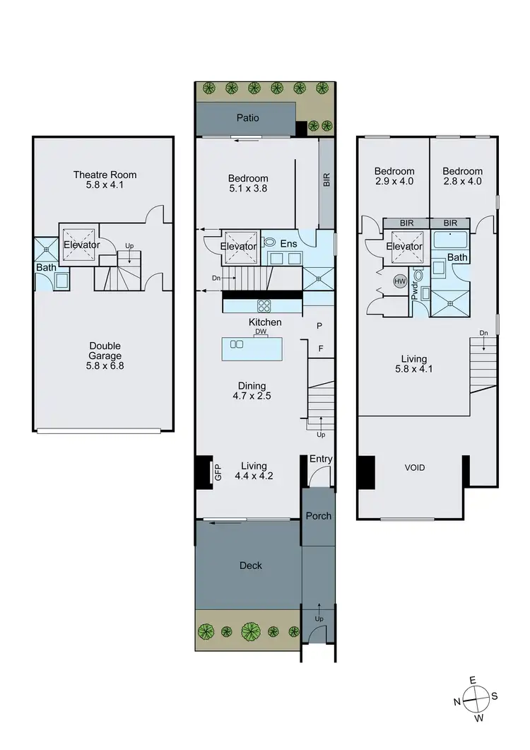 Floorplan of Homely townhouse listing, 72A Serrell Street, Malvern East VIC 3145