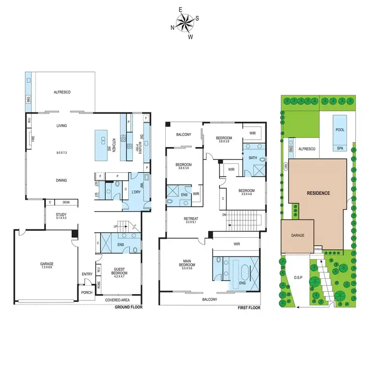 Floorplan of Homely house listing, 22 Jeffrey Street, Bentleigh VIC 3204