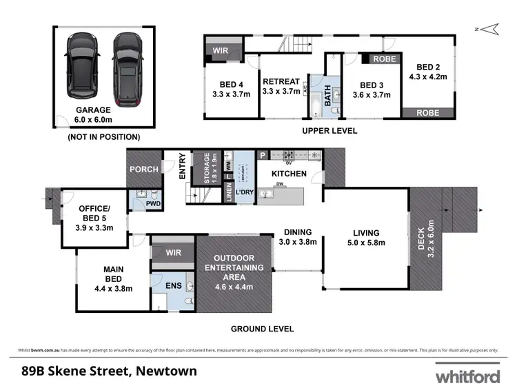 Floorplan of Homely house listing, 89b Skene Street, Newtown VIC 3220