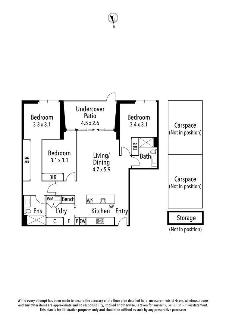Floorplan of Homely apartment listing, G12/1 Wilfred Road, Ivanhoe East VIC 3079