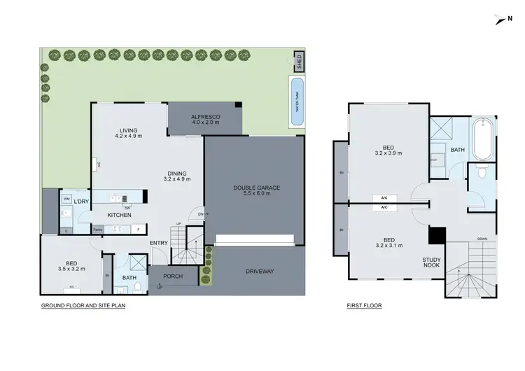 Floorplan of Homely townhouse listing, 2/131 Huntingdale Road, Oakleigh VIC 3166
