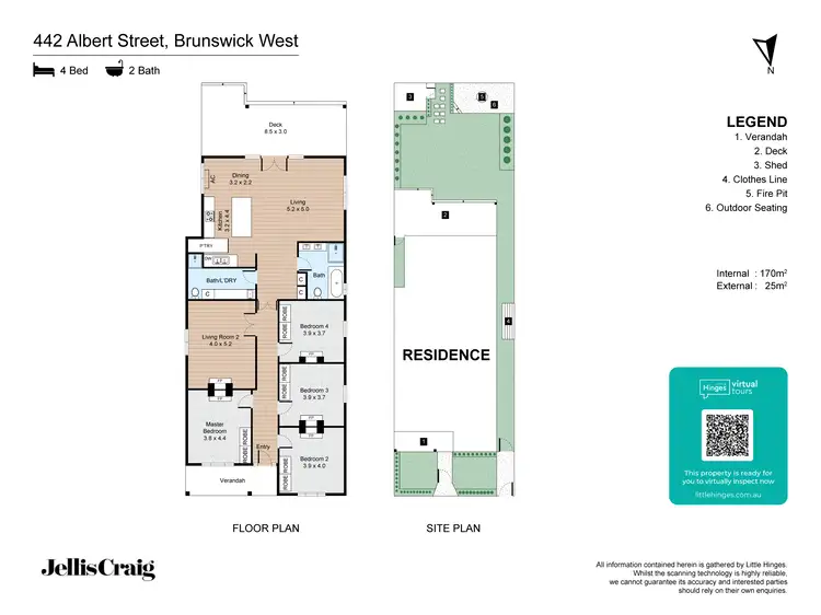 Floorplan of Homely house listing, 442 Albert Street, Brunswick West VIC 3055
