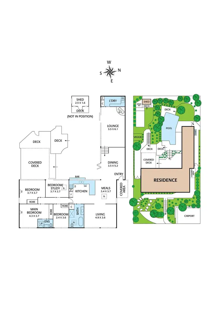 Floorplan of Homely house listing, 7 Ryans Road, Eltham VIC 3095