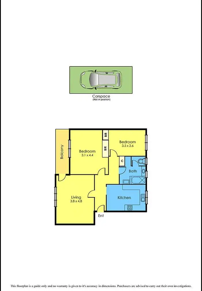 Floorplan of Homely apartment listing, 3/40 Victoria Street, Williamstown VIC 3016
