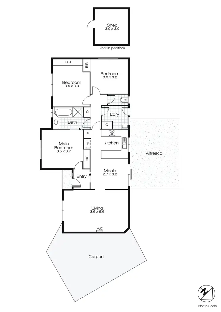 Floorplan of Homely house listing, 4 Heales Street, Mount Pleasant VIC 3350