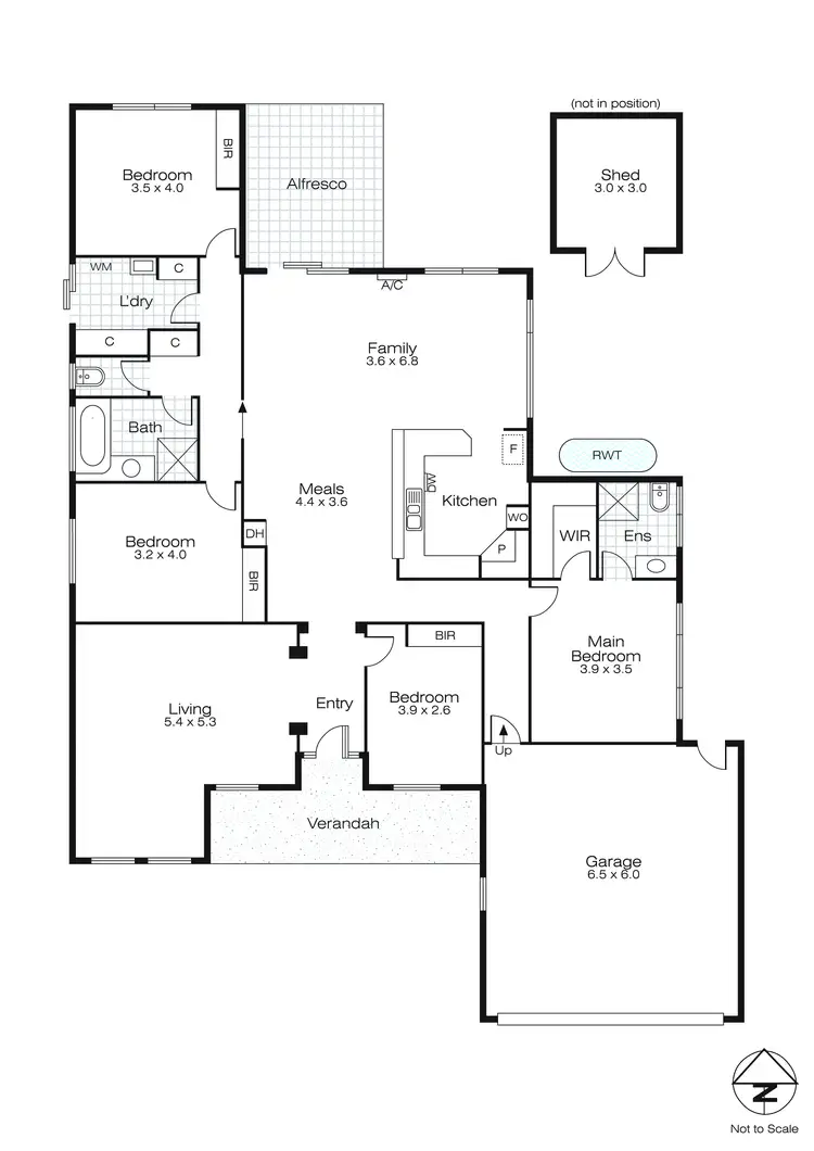 Floorplan of Homely house listing, 20 Nimble Drive, Delacombe VIC 3356