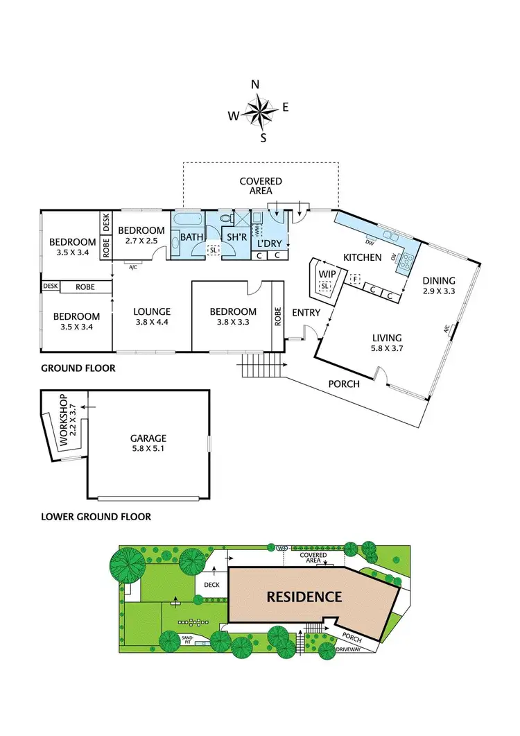 Floorplan of Homely house listing, 1/20 Porter Street, Briar Hill VIC 3088