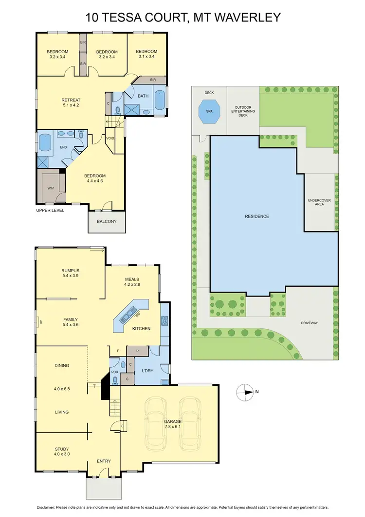 Floorplan of Homely house listing, 10 Tessa Court, Mount Waverley VIC 3149