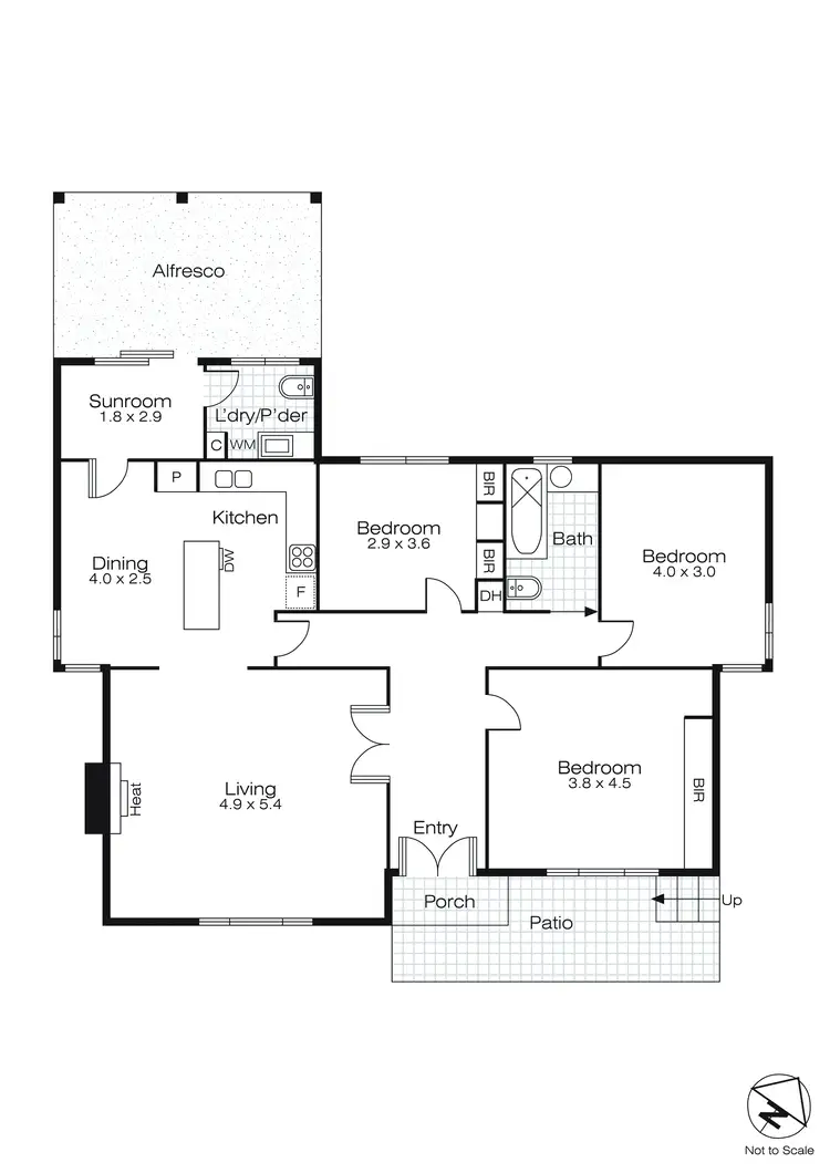 Floorplan of Homely house listing, 8 Lofven Street, Nerrina VIC 3350