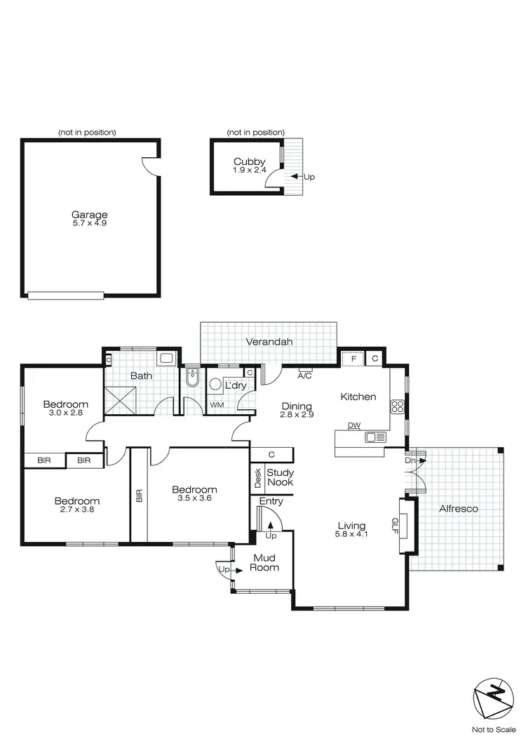 Floorplan of Homely house listing, 21 Muir Crescent, Newington VIC 3350