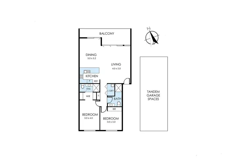 Floorplan of Homely apartment listing, 3/2 Bellevue Road, Cheltenham VIC 3192
