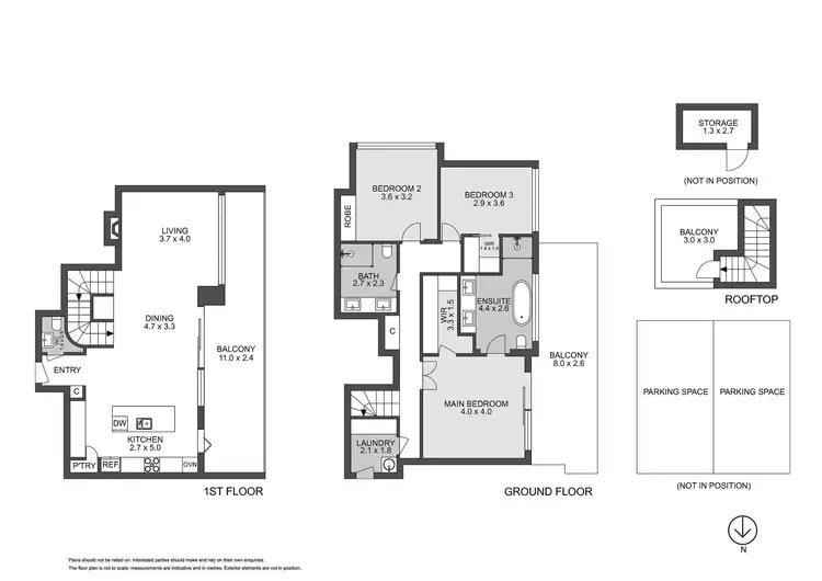 Floorplan of Homely apartment listing, 202/24 Grenville Street, Hampton VIC 3188