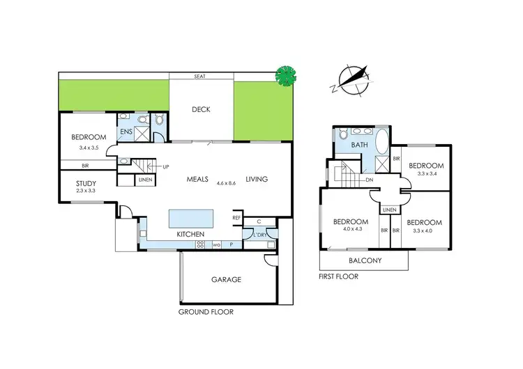 Floorplan of Homely townhouse listing, 2/16 Golf View Road, Heatherton VIC 3202