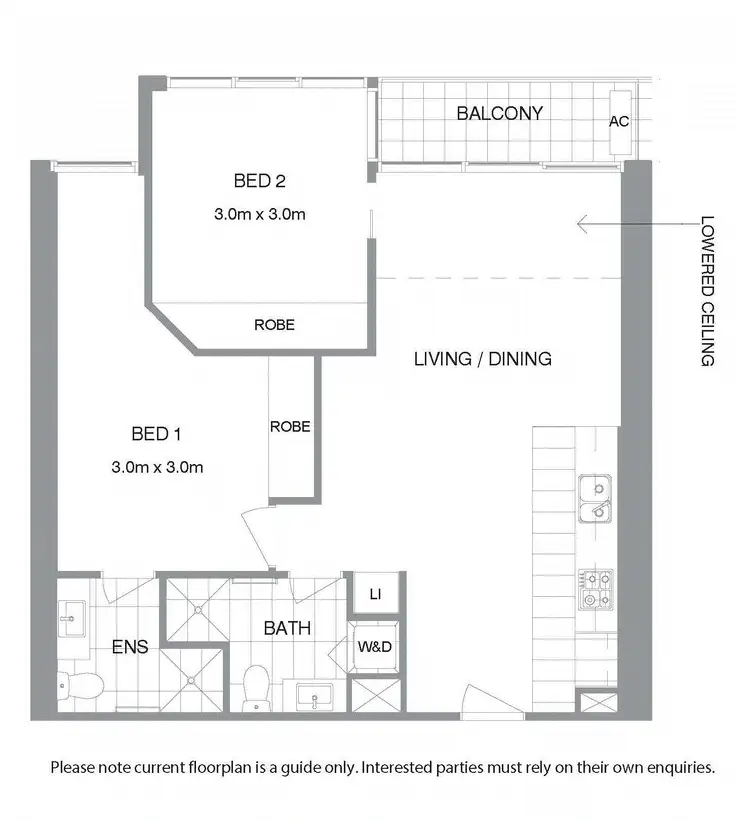Floorplan of Homely apartment listing, 2709/60 Kavanagh Street, Southbank VIC 3006