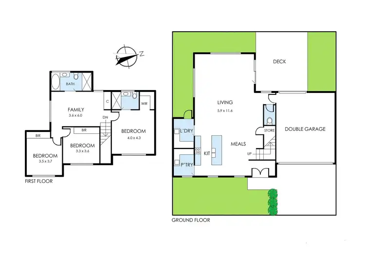 Floorplan of Homely townhouse listing, 1A Christensen Street, Cheltenham VIC 3192
