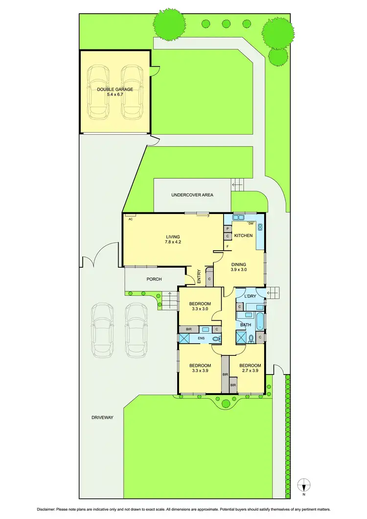 Floorplan of Homely house listing, 36 Clunies Ross Crescent, Mulgrave VIC 3170