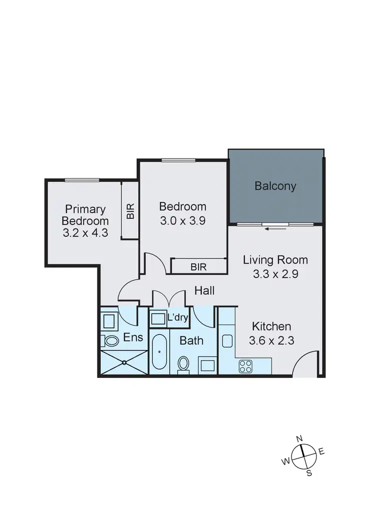 Floorplan of Homely apartment listing, 106/6 Kokaribb Road, Carnegie VIC 3163