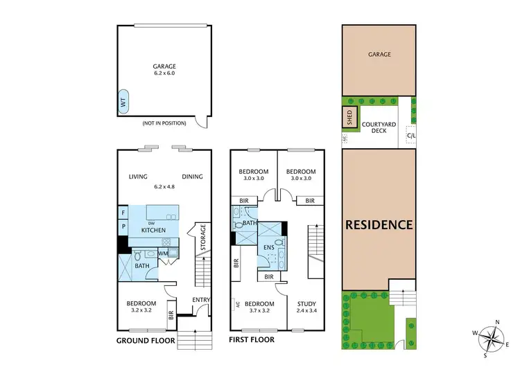 Floorplan of Homely townhouse listing, Address available on request