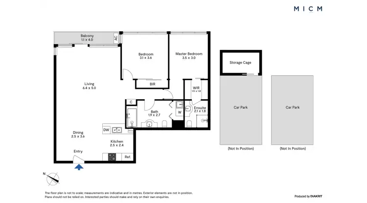Floorplan of Homely apartment listing, 309/173 City Road, Southbank VIC 3006