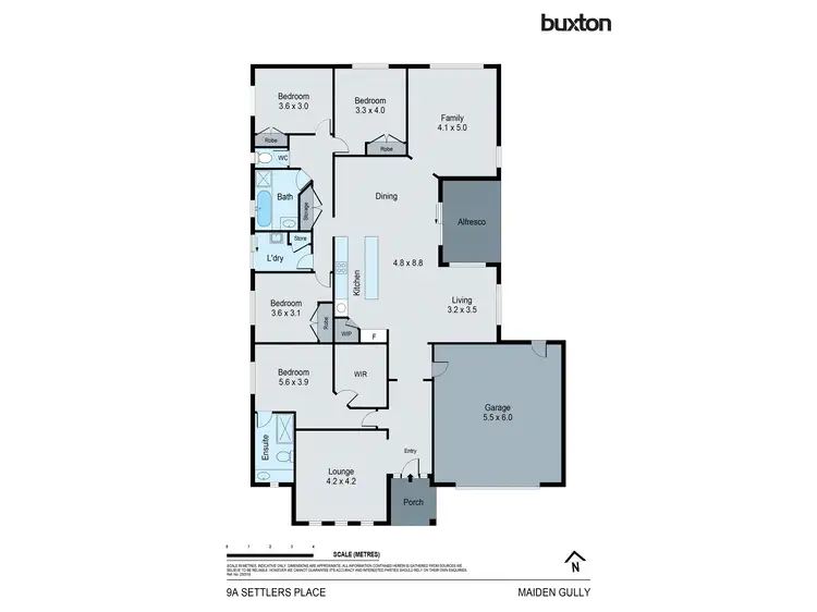 Floorplan of Homely house listing, 9A Settlers Place, Maiden Gully VIC 3551