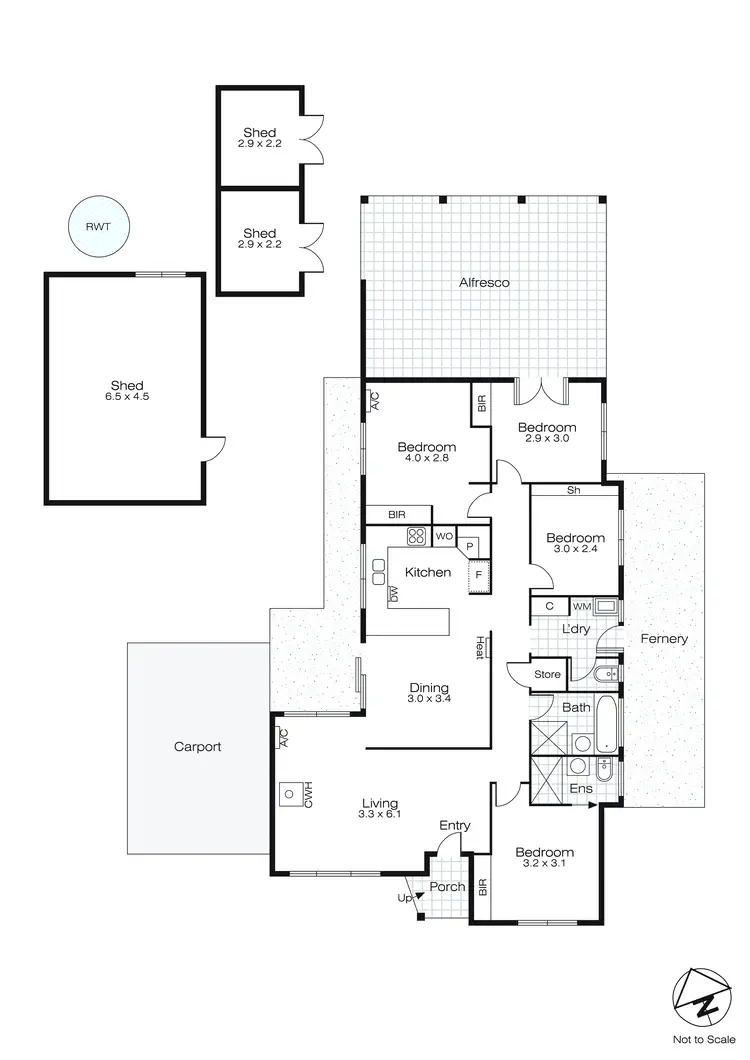 Floorplan of Homely house listing, 202 Hedrick Street, Buninyong VIC 3357