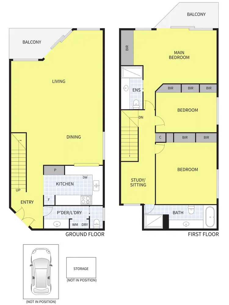 Floorplan of Homely apartment listing, 45/27 Queens Rd, Melbourne VIC 3004