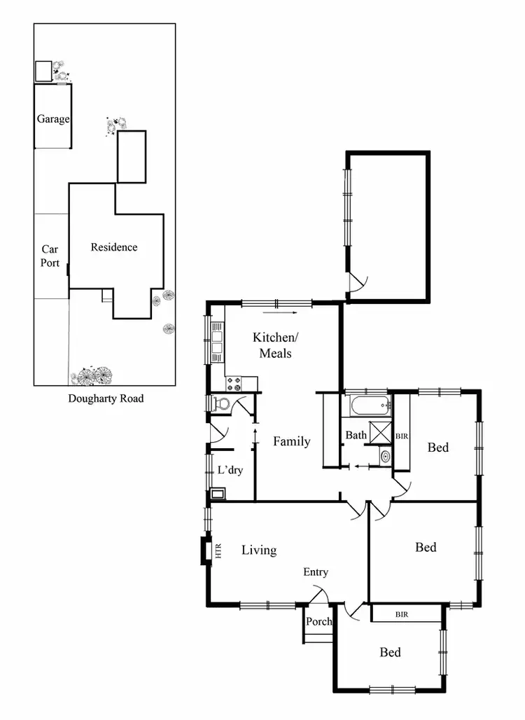 Floorplan of Homely house listing, 113 Dougharty Road, Heidelberg West VIC 3081
