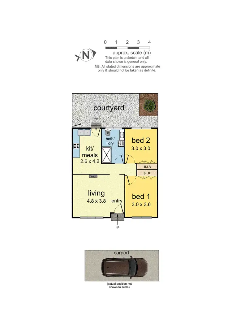 Floorplan of Homely unit listing, 2/13 Oakes Avenue, Clayton South VIC 3169