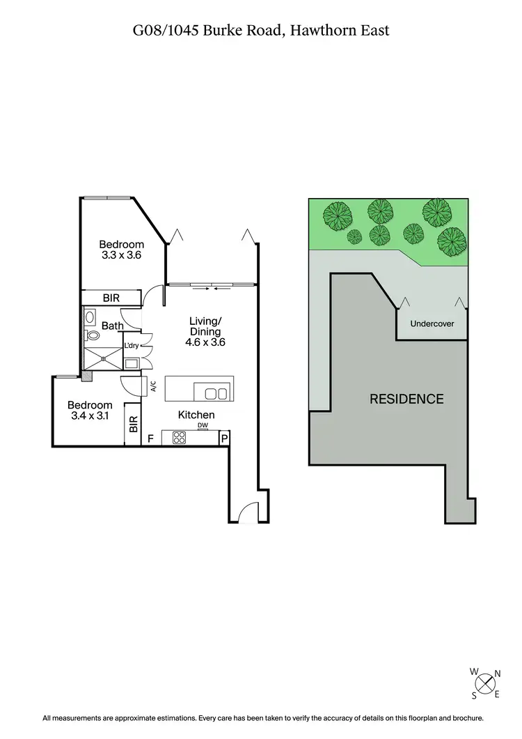 Floorplan of Homely apartment listing, G08/1045 Burke Road, Hawthorn East VIC 3123