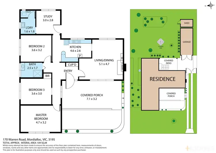Floorplan of Homely house listing, 170 Warren Road, Mordialloc VIC 3195