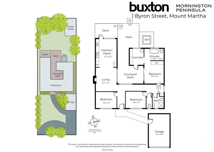 Floorplan of Homely house listing, 1 Byron Street, Mount Martha VIC 3934