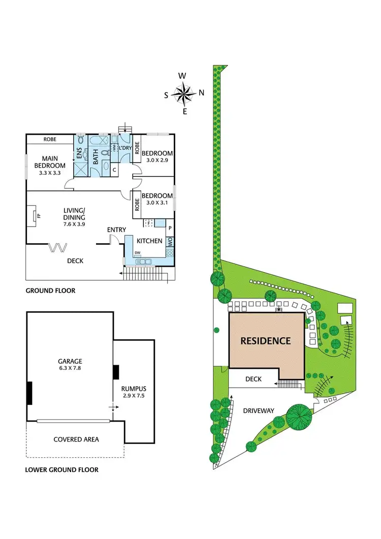 Floorplan of Homely house listing, 19A Souter Street, Eltham VIC 3095