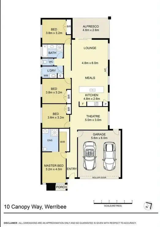 Floorplan of Homely house listing, 10 Canopy Way, Werribee VIC 3030
