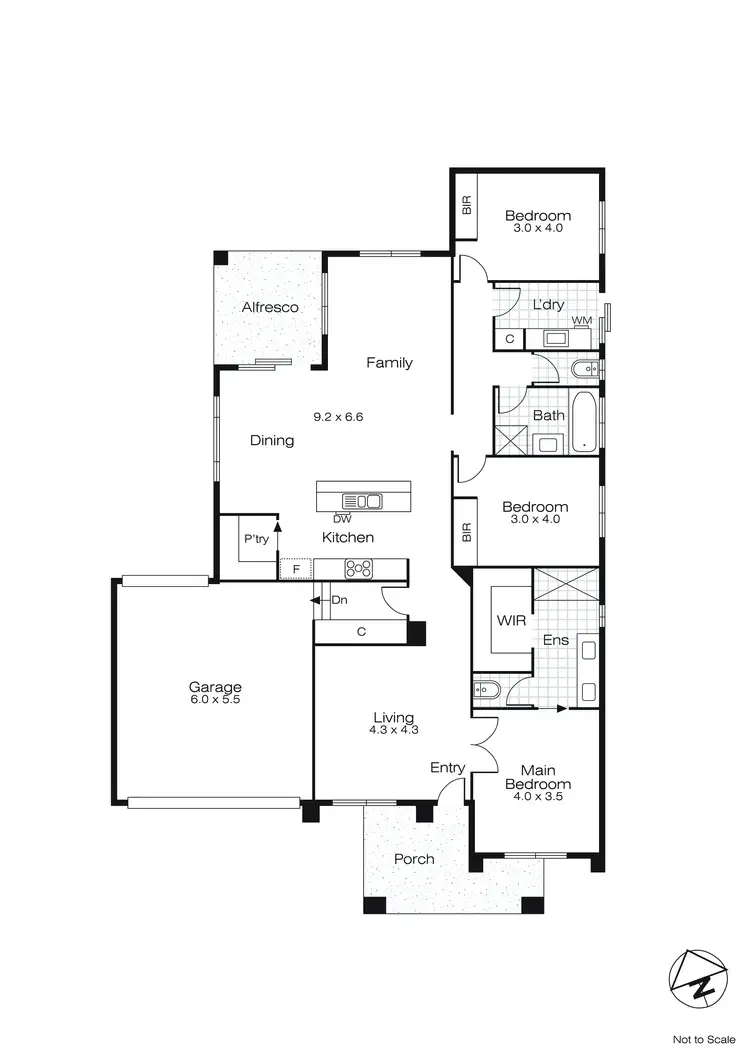 Floorplan of Homely house listing, 9 Henry Avenue, Mount Clear VIC 3350