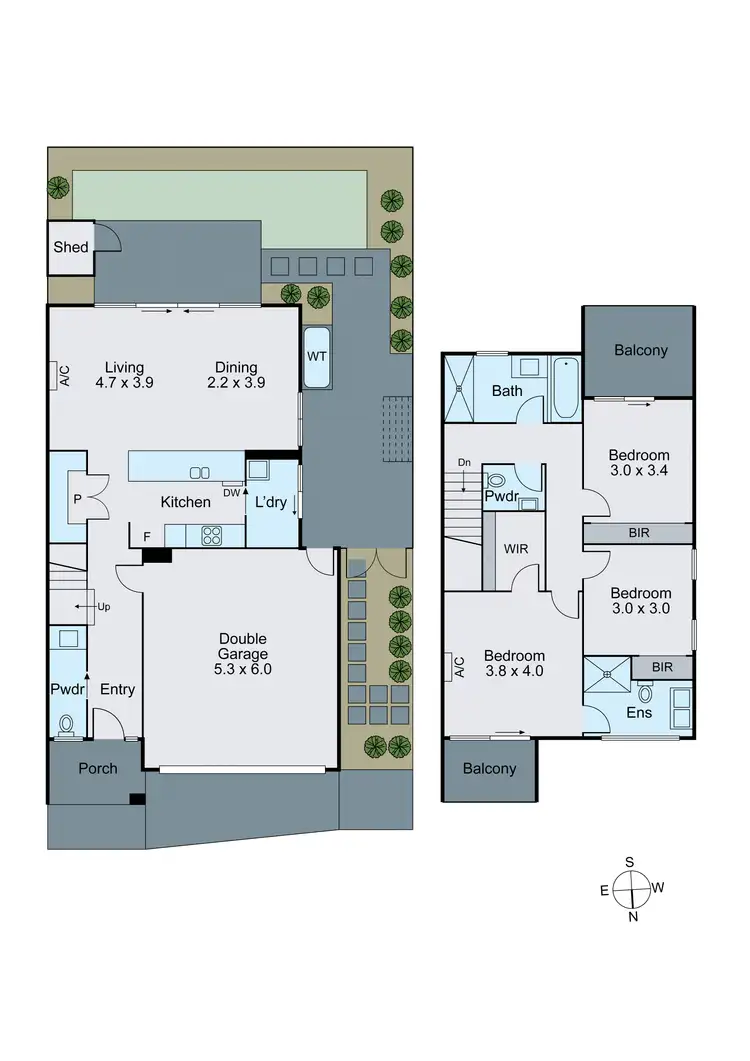 Floorplan of Homely townhouse listing, 16/32 Adrian Street, Chadstone VIC 3148
