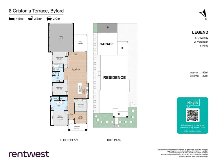 Floorplan of Homely house listing, 11 Bonnydoon Court, Cooloongup WA 6168