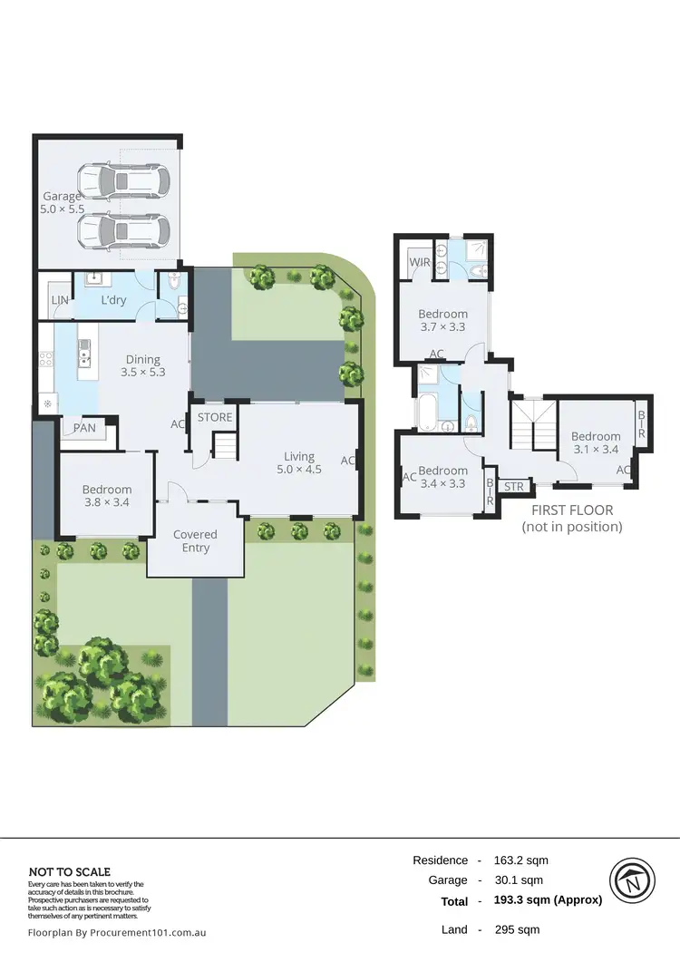 Floorplan of Homely townhouse listing, 1/27 Morshead Avenue, Mount Waverley VIC 3149
