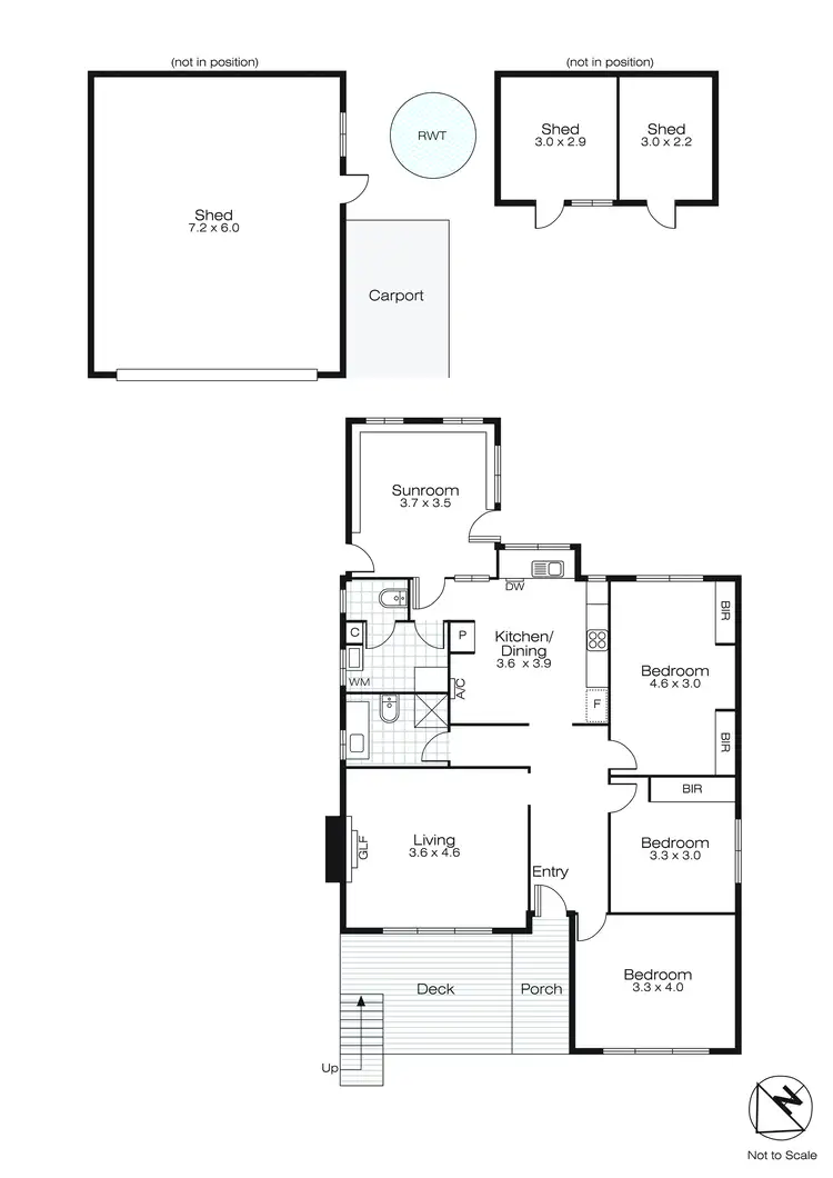 Floorplan of Homely house listing, 827 Bond Street, Mount Pleasant VIC 3350