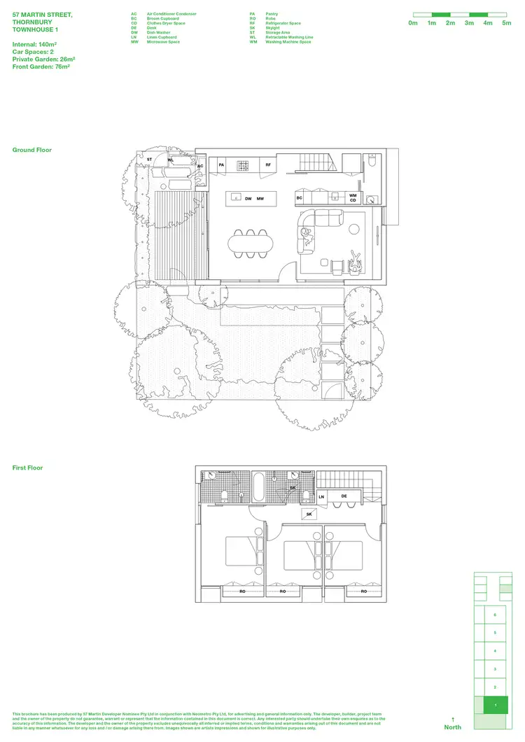 Floorplan of Homely townhouse listing, 1/57 Martin Street, Thornbury VIC 3071