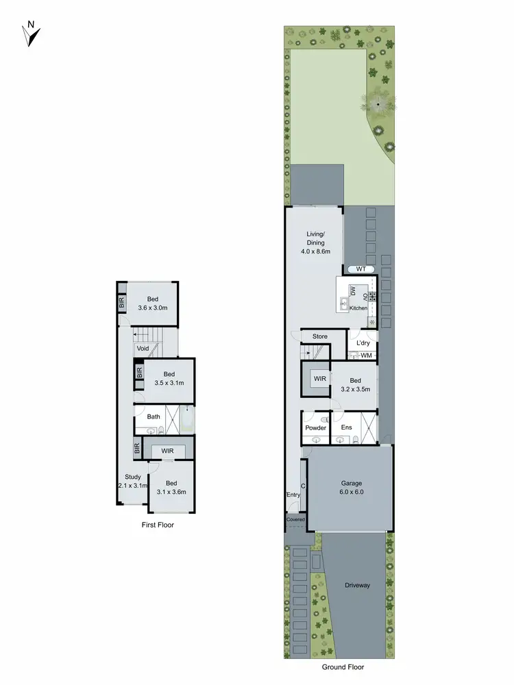 Floorplan of Homely townhouse listing, 12A Austin Road, Seaford VIC 3198