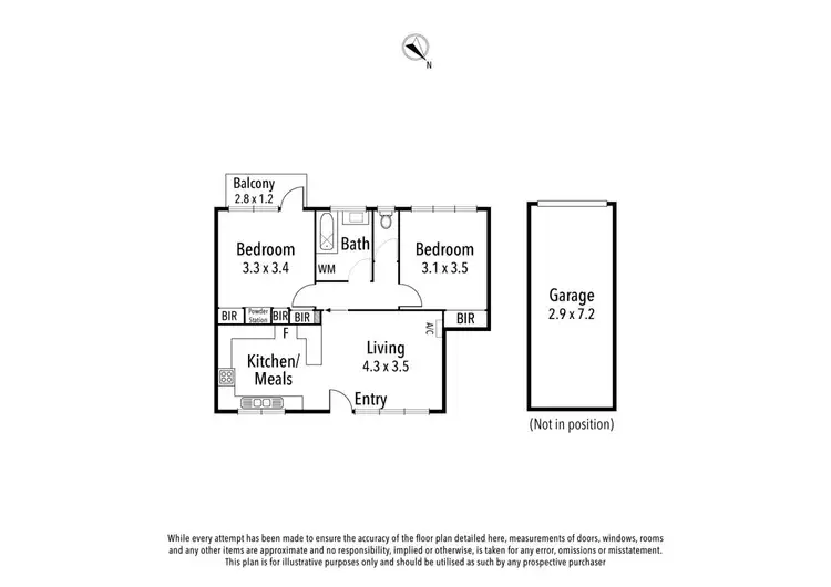 Floorplan of Homely unit listing, 4/9 Roemer Crescent, Alphington VIC 3078