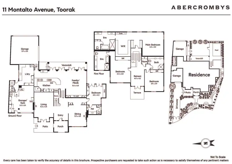 Floorplan of Homely house listing, 11 Montalto Avenue, Toorak VIC 3142